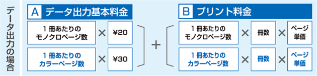 データ出力の場合